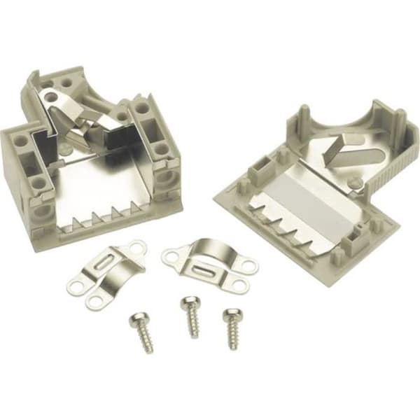 Capot SUB-D 50 poler Harting 09 67 050 0573 plast 45 ° grå 1 st