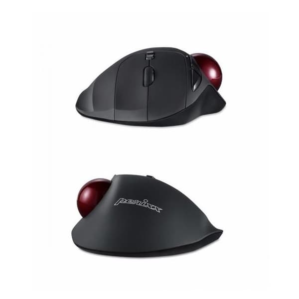 Trådlös trackball - PERIXX - PERIMICE-717 D - Ergonomisk - Laser - Inbyggd