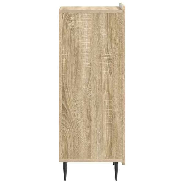 vidaXL Buffé Ek Sonoma 34,5 x 33 x 92 cm Ingenjörsträ 894367