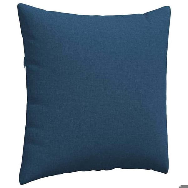 Coussin Vidaxl Soffkuddar 2 st Blå 80 x 80 cm tyg