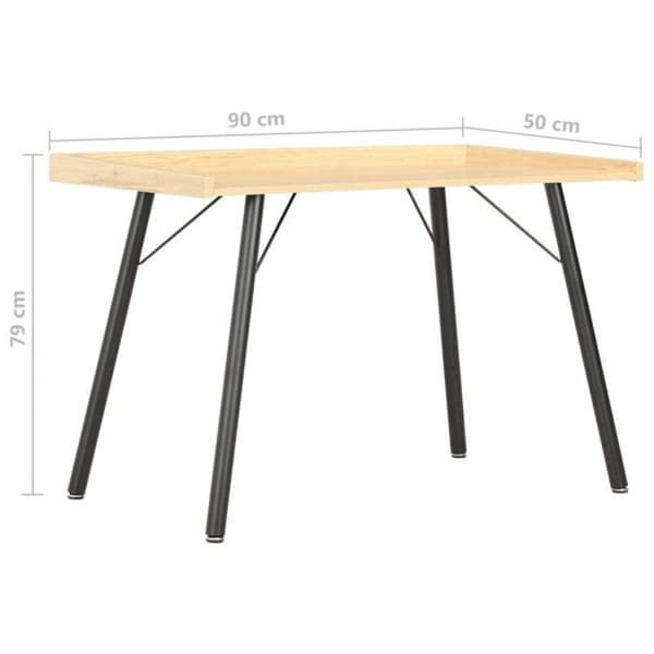 Bureau Ek 90x50x79 cm