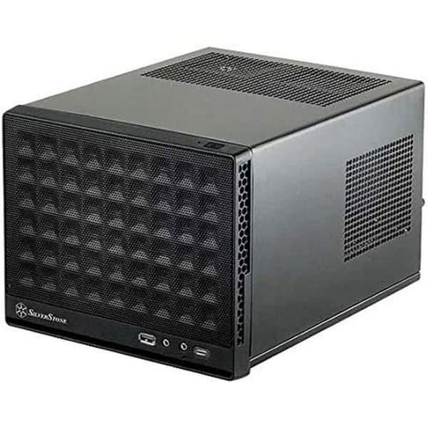 PC-chassi - SilverStone Technology - SST-SG13B-C - Kompakt Mini-ITX - USB Typ C - Mesh-panel