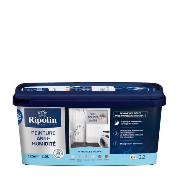 RIPOLIN ANTI-FUKTFÄRG 2,5L