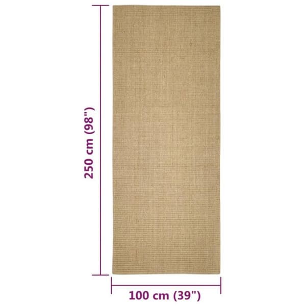 Sisalmatta för klösträ 100x250 cm