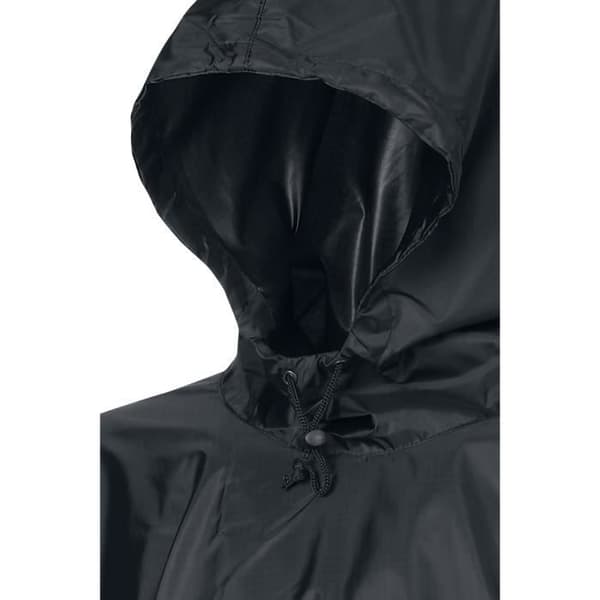 Svart Ripstop Poncho - BRANDIT - One Size - Herr - Höst / Vinter