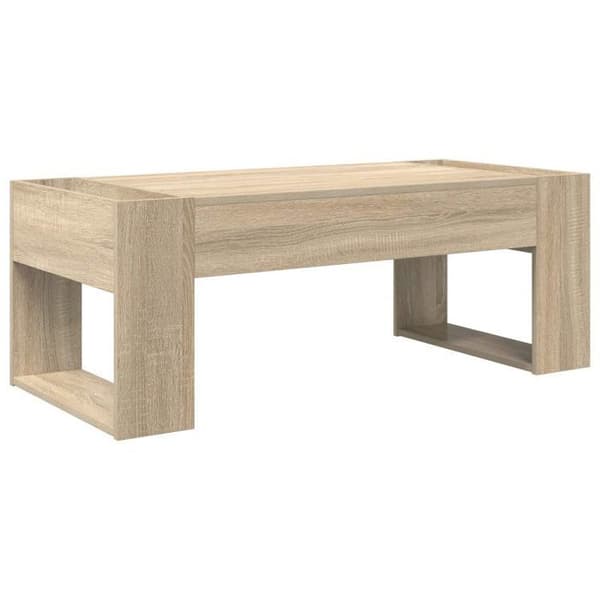 Soffbord - VIDAXL - Sonoma-ek - 110 x 50 x 41 cm - Ingenjörsträ - Rektangulär