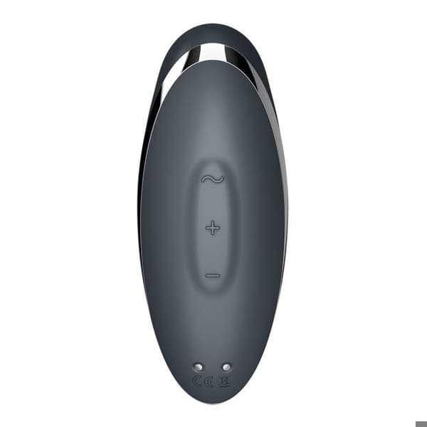 Vibrator - SATISFYER - TAP & CLIMAX 2 - Mjuk silikon - 11 vibrationsprogram - Kompakt