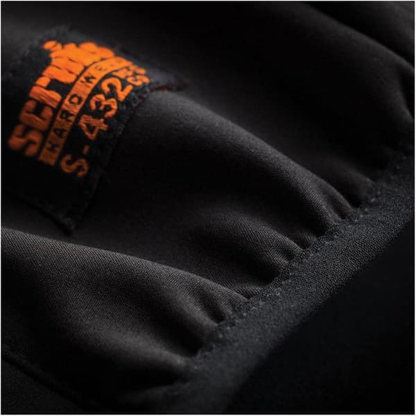 Scruffs - Svart Arbets Softshell Jacka - Storlek S