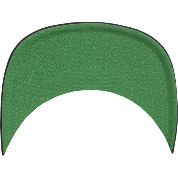 Snapback-keps - Flexfit - MELTON ULL - Mörkgrå - 50% ull - En storlek