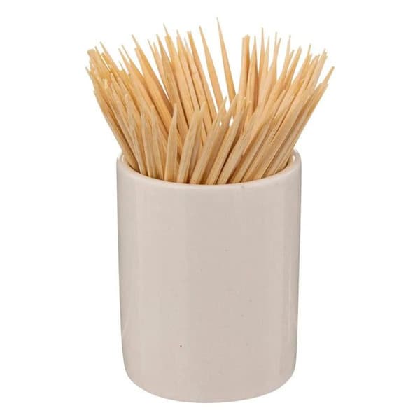 Servis Aperitif 7 Delar "Vit Blomster" 28cm Vit