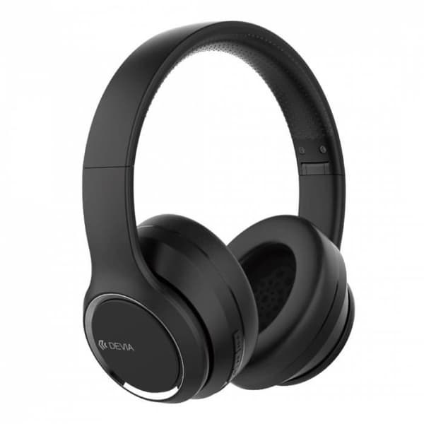 Bluetooth-hörlurar - Devia - Kinton V2 - Trådlös - Svart - 24h Batteritid