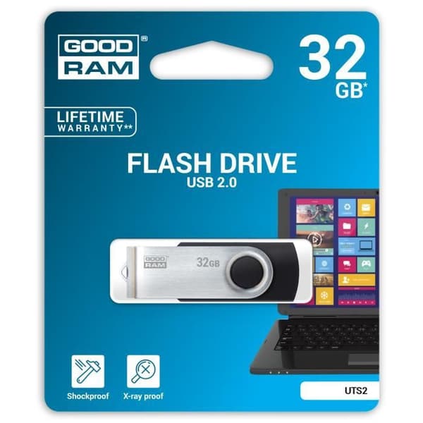 USB-minne - GOOD RAM - 32 GB - USB 2.0 - Flashminne - Hög kapacitet