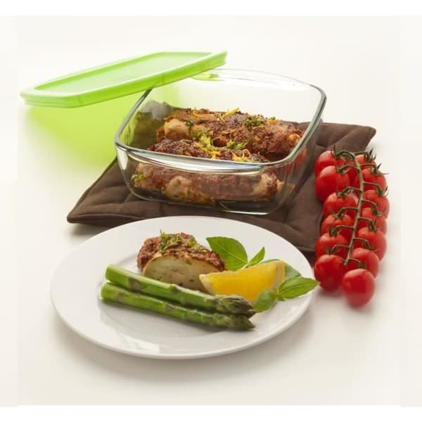 PYREX Bakform + lock Cook and Store Basic 14x12 cm transparent