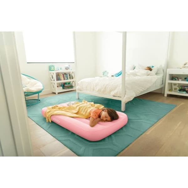 Barn luftmadrass med flocked yta Intex