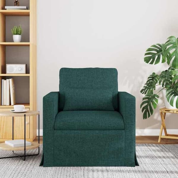 Mörkgrön Soffa 78 x 78 x 80 cm Metall
