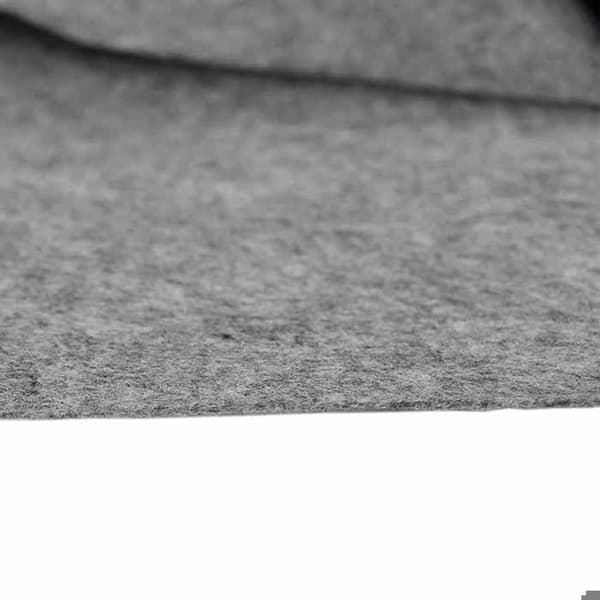 vidaXL Ljusgrå Poolöverdrag Ø500 cm Polyester Geotextil 94229