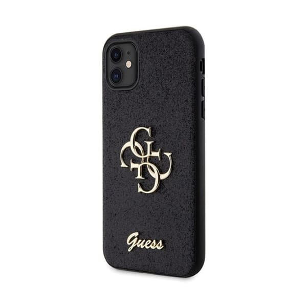 Gissa Glitter Script Stor 4G - iPhone 11-skal (svart)