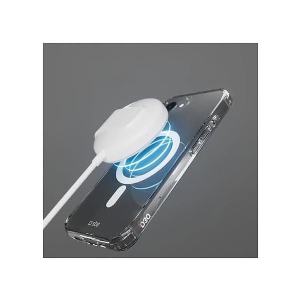 Coque - SBS - iPhone 16e - Skydd D3O® - Kompatibel med MagSafe - Transparent