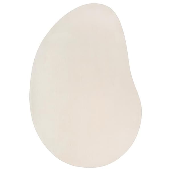 Beige Matta 100x200 cm Polyester Antiskid