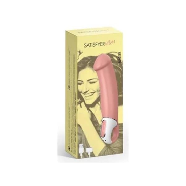 Vibrator - SATISFYER - MASTER - 4,7 cm - 17 cm - Vattentät silikon
