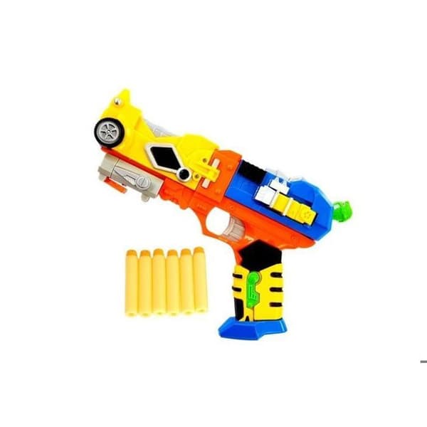 Pistol för skumkulor Robot 2-i-1 Mask