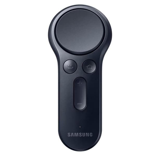 Samsung hörlurar Gear VR med grå kontroll.