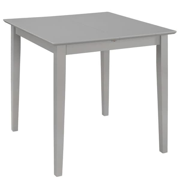 vidaXL utdragbart matbord grått (80-120) x 80 x 74 cm MDF