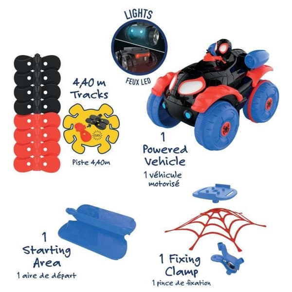 Byggleksak - SMOBY - Spidey FleXtreme Set Spin - Blandat - Vit - Från 5 år - Inomhus