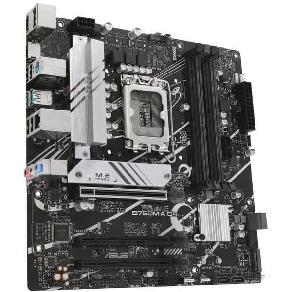 Moderkort - ASUS - PRIME B760M-A D4-CSM - Intel B760 LGA 1700 micro ATX