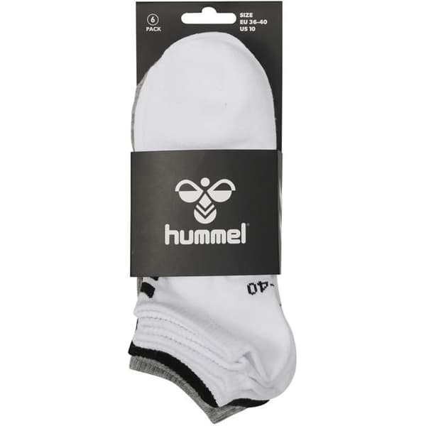 Hummel Chevron låga strumpor (x6) - svart