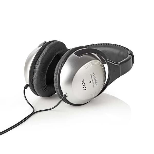 Nedis hörlurar | HPWD1200BK |Svart / Silver