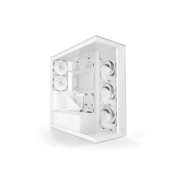 PC-chassi - ARCTIC - ACPCC00017A - Vertikal GPU-montering - Härdat glas - 5 A-RGB-fläktar