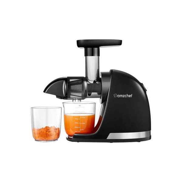 Amzchef 1501-Bk-Sm Långsam Juicepress (Svart)