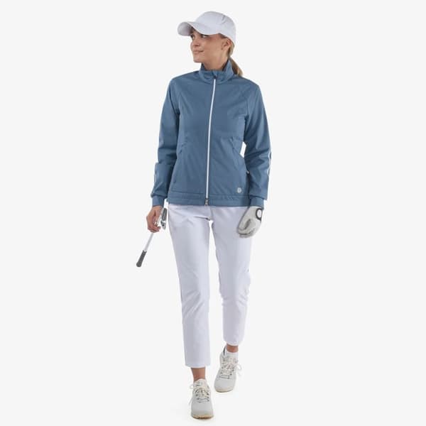 Damregnjacka Galvin Green Lissy - månsken blå/vit