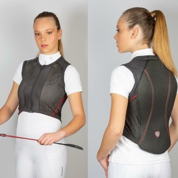 Tattini för kvinnor Level 2 Ridning Back Protector - svart - M