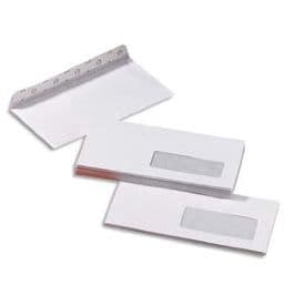 Vit tryckfönsterkuvert 75 gr 110x220mm - GPV - DL - Vit