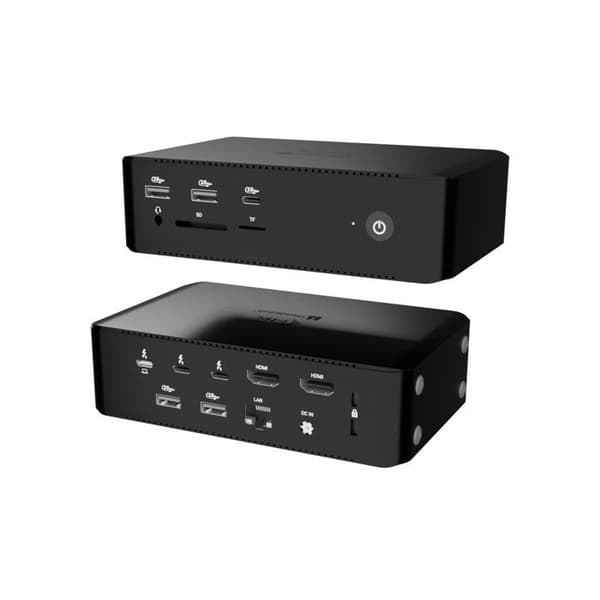 i-tec Docking Station Thunderbolt 5 Quattro Display 8K 140W Svart - 5 USB 2.5 GLAN