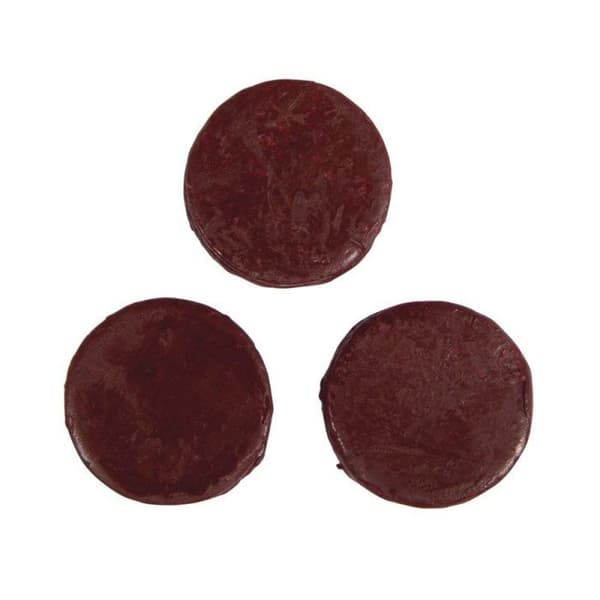 Färgpastiller för vax och gel, 3 st, 2 cm röd