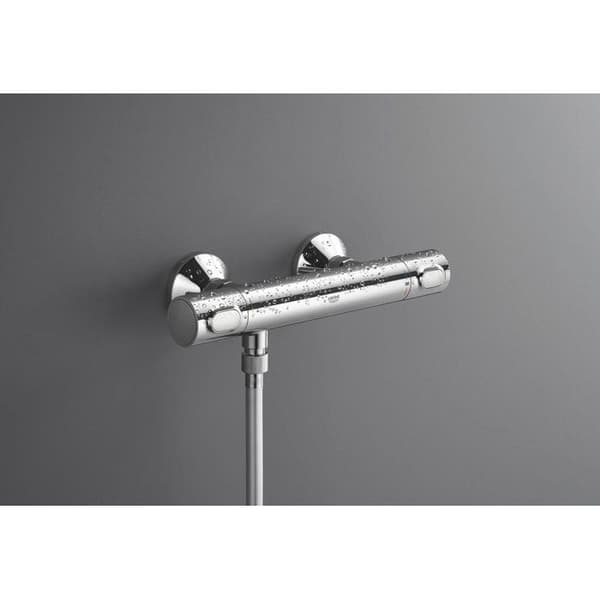 GROHE Precision Flow termostatisk duschblandare - Väggmontering - Skydd mot skållning - Krom