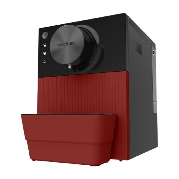 Cecotec Superautomatiska Kaffemaskin Compacta Cremmaet Cube Röd. 1350W, Professionell, Pressystem, Förinfusion