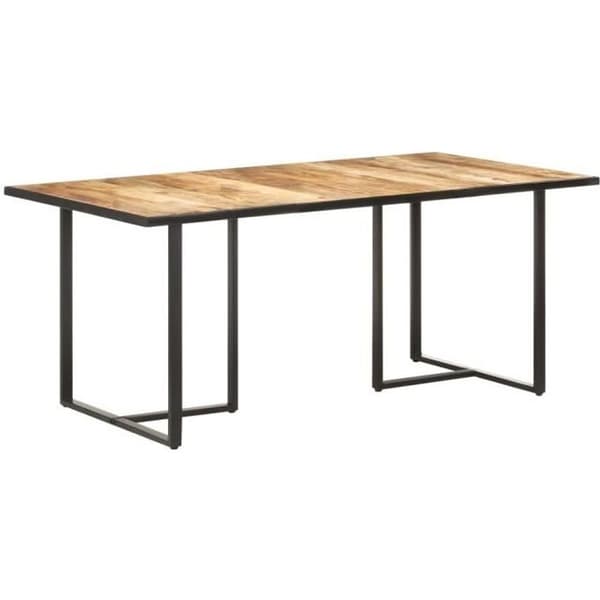 Matsalsbord 180 cm Rått mangoträ