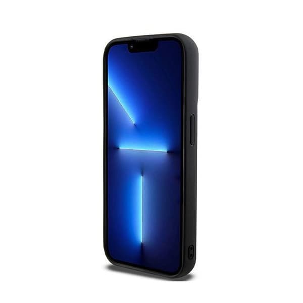Smartphonefodral - DKNY - iPhone 15 Pro Max - 3D-gummi - Svart - Stötskydd