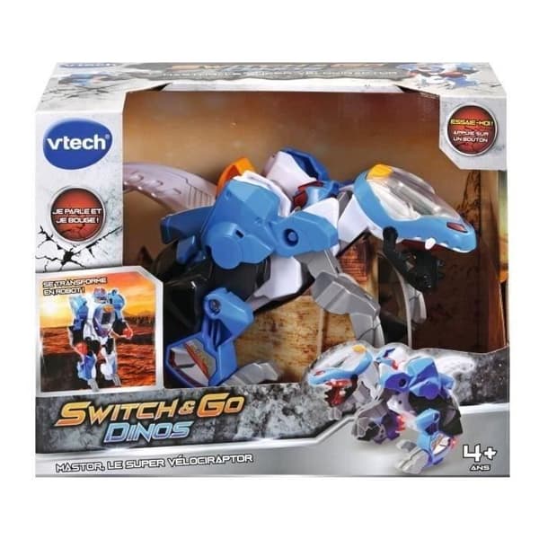 VTECH - Switch and Go Dinos - Mastor, The Super Velociraptor (Robot)