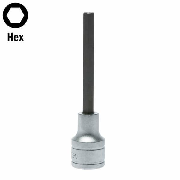 Hålhylsa hexagonal - TENG TOOLS - 117450205 - H6 - 100 mm - Stål