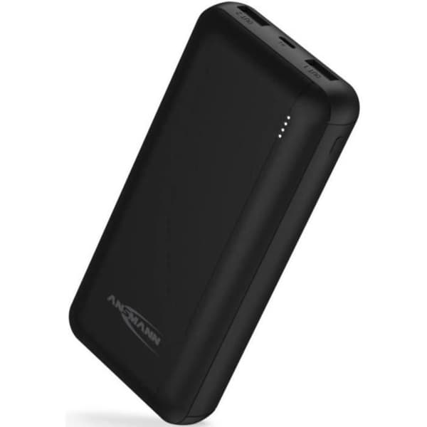 Powerbank - ANSMANN - 20000 mAh - LiPo - Micro USB, USB-C® - Svart