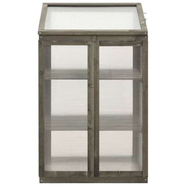 vidaXL Växthus 60x45x100 cm Gran Trä 314849