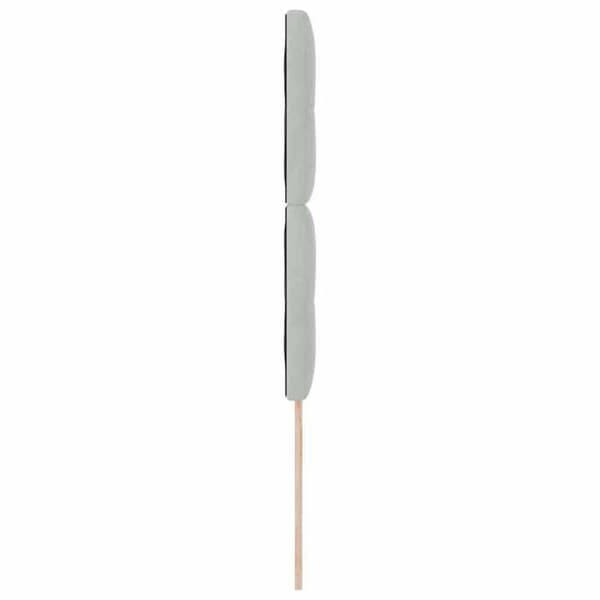 vidaXL Sänggavel Ljusgrå 90 cm Sammet 3337802
