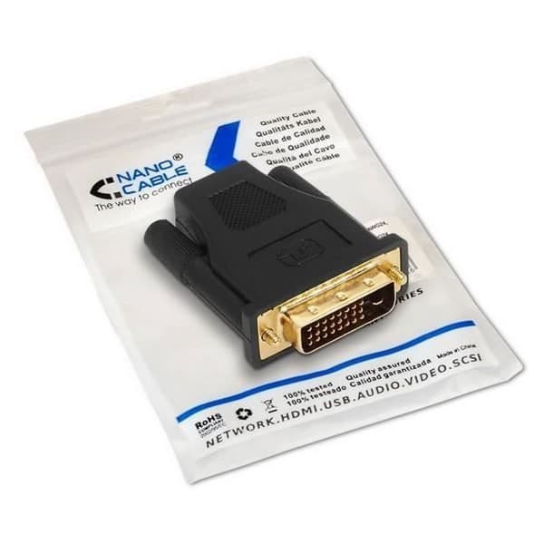 NANOCABLE DVI-d till HDMI Adapter 10.15.0700 Svart