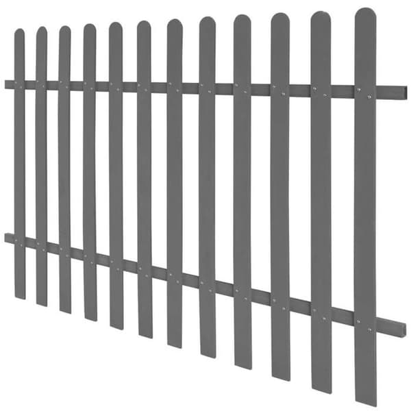vidaXL WPC Stolpstaket 200x120 cm 42821