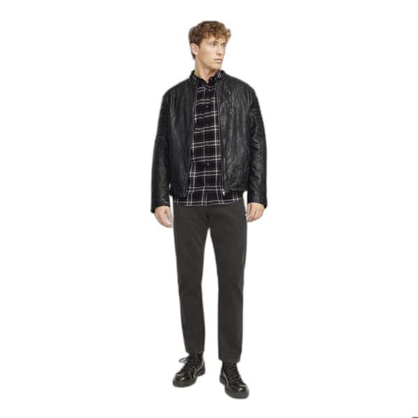 Jack & Jones Richard läderjacka - svart